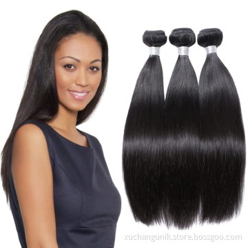 Thick Ends Long 26 28 30 32 34 36 inch Brazilian Virgin Cuticle Aligned Hair Bundles 100% Double Drawn Human Hair Extensions